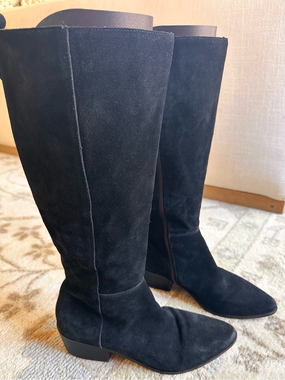 Bandolino Black Suede Boots Size 9